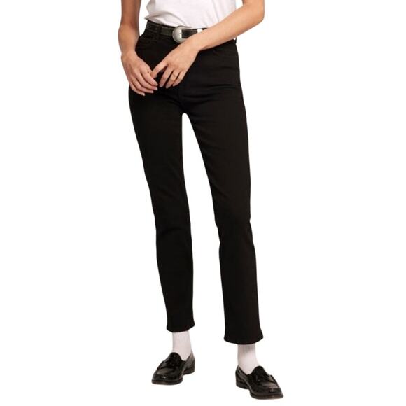 Current/Elliott jeans The Soulmate Slim Straight black size 24 - Picture 1 of 8